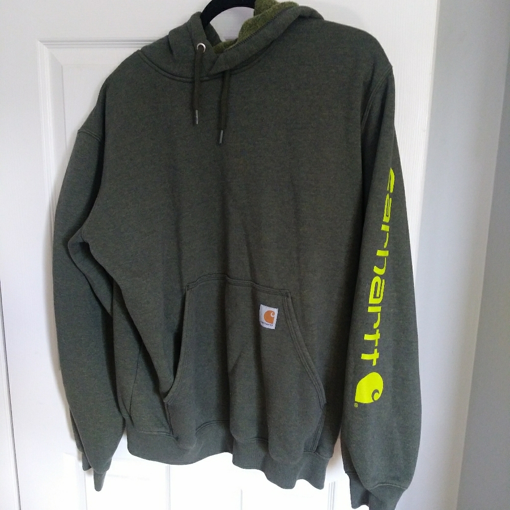 Green Carhartt hoodie
